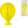 Folat ballon nid d'abeille jaune 37 cm | 36 pièces