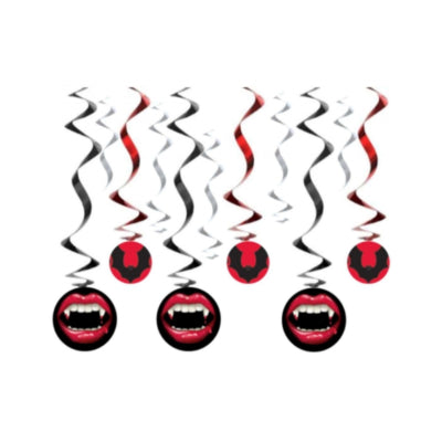 Pendentifs en spirale vangtastic Halloween 61 cm lot de 12 | 24 pièces