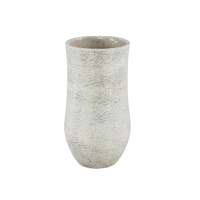 Ptmd pot de fleur dorin haut s blanc 30 cm | 2 pièces