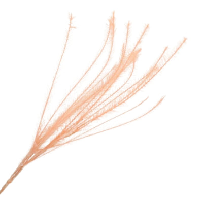 Daan branche artificielle en bois courbé plumes pêche 150 cm | 12 pièces