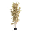 Woood plante artificielle bambou 125 cm | 4 pièces