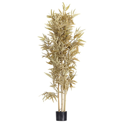Woood plante artificielle bambou 125 cm | 4 pièces