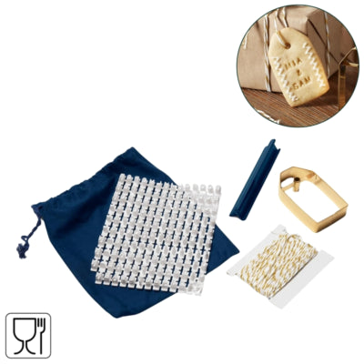 (r) jeu de tampons à biscuits tchibo dans un sac de rangement 5 pièces | 48 pièces