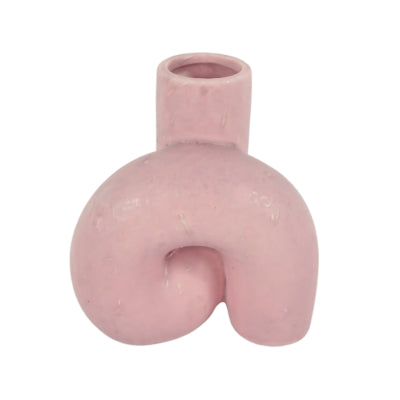 Vase twist rose 11,5 cm | 16 pièces
