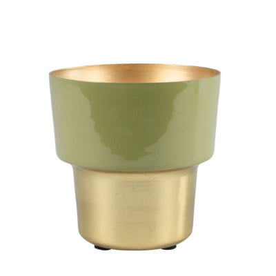 Pot de fleur Countryfield madina s vert olive 10 cm | 12 pièces