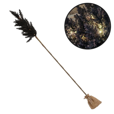 Countryfield branche artificielle astilbe led sur batterie noir 90 cm | 12 pièces