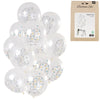 Folat ballons figurine origami 10 ans 30 cm lot de 12 | 24 pièces