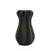 Light Living Vase lumineux et vivant abajo noir mat 25 cm | 2 pièces