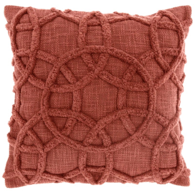 Coussin vivant unique everon marsala 45 x 45 cm | 6 pièces