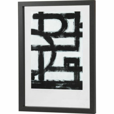 Cadre photo Woood Blake noir 44 x 64 cm | 4 pièces