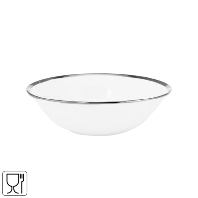 Bol Vtwonen blanc argent 15 cm | 12 pièces