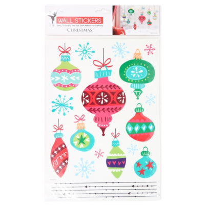 Stickers muraux Boule de Noël 42 x 25 cm | 48 pièces
