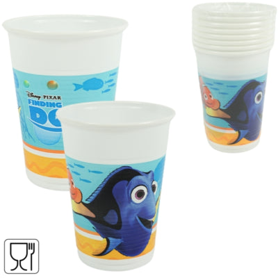 Disney gobelets en plastique Le Monde du Doris 200 ml 8 pièces | 24 pièces