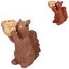 Daan bol en bois courbé Jingle écureuil debout couleur cuivre nu 16 cm 2 assortis | 6 pièces