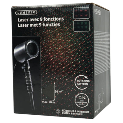 Projecteur laser Lumineo(r) ip44 prise ue 40 cm ve10 | 10 pièces