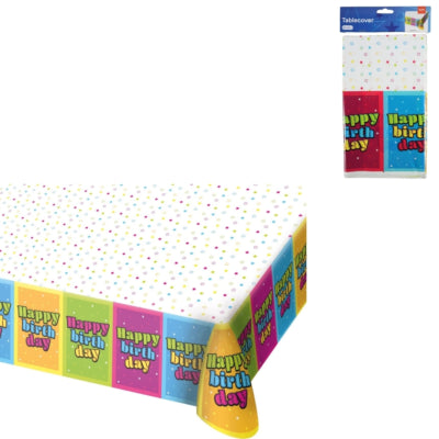 Folat nappe joyeux anniversaire 130 x 180 cm | 24 pièces