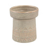 Ptmd rail de pot de fleur haut m marron clair 14 cm | 12 pièces