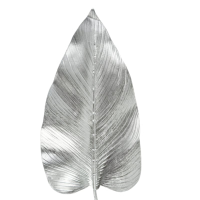 Hbx branche artificielle strelitzia couleur argent 100 cm | 20 pièces