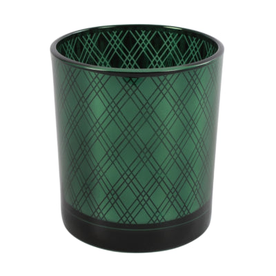 Photophore Countryfield Darci vert 10 cm | 12 pièces