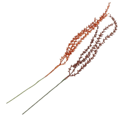 Daan branche artificielle en bois courbé brillant succulent cuivre couleur bronze 46 cm lot de 12 | 8 pièces