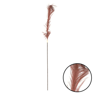 Countryfield branche artificielle plume m vieux rose 112 cm | 24 pièces