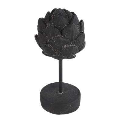 Countryfield statue artichaut sur pied davor noir 23 cm | 6 pièces