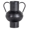 Vase Woood vere métal noir 28 cm | 6 pièces