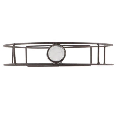 Support en bois courbé Daan avec tube à essai métal gris 22,5 cm | 12 pièces