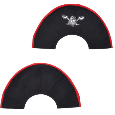 Folat chapeau de pirate feutre noir 47 cm | 12 pièces