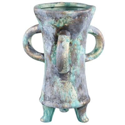 Ptmd vase ayaz turquoise 25,5 cm | 6 pièces