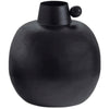 Vase Woood kita noir 22 cm | 3 pièces