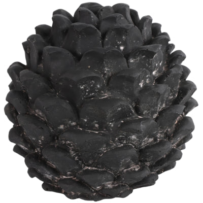 Countryfield statue pomme de pin donato l noir 18 cm | 8 pièces