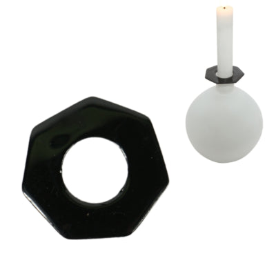 Stjernsund anneau de bougie loua noir brillant 5,5 cm | 48 pièces
