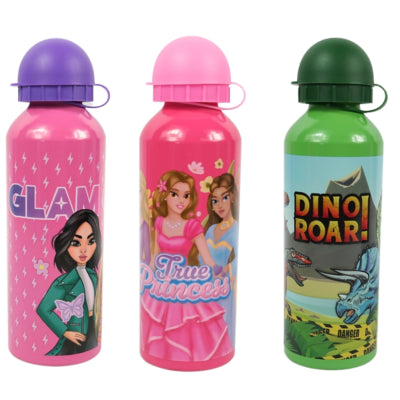 Flacon métal sous licence 500 ml 6 assortis | 48 pièces