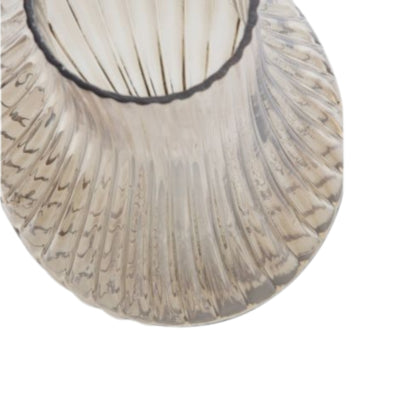 Bepurehome vase trop verre fumé 34 cm | 3 pièces