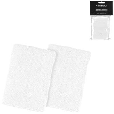 Avento sport bandeau anti-transpiration blanc lot de 2 | 25 pièces
