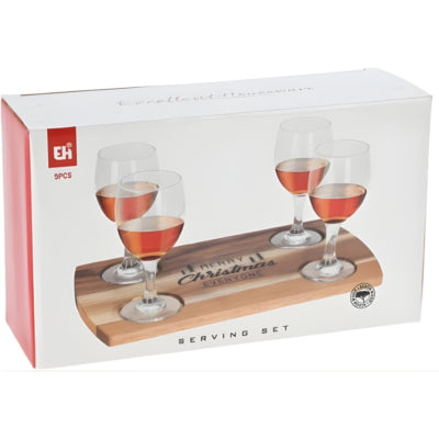 Service de Noël 200 ml lot de 5 | 6 pièces