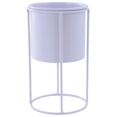Pot de fleur Housevitamin sur métal standard lilas 19 cm | 12 pièces