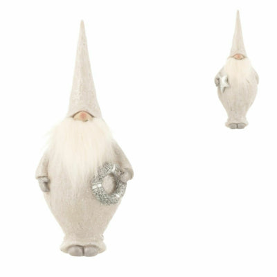 J-line statue Père Noël gnome 25 cm 2 assortis | 8 pièces