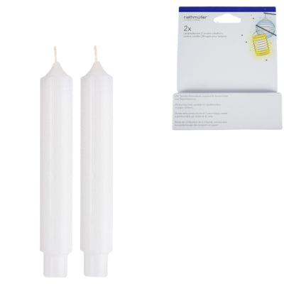Amscan bougies lanternes blanc 1,8 x 10,5 cm lot de 2 | 40 pièces