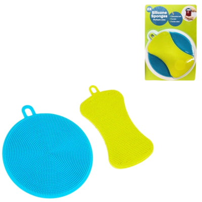 Lot de 2 éponges en silicone | 24 pièces