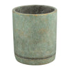 Ptmd pot de fleur vik m vert ciment 20 cm | 6 pièces