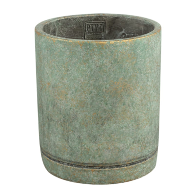 Ptmd pot de fleur vik m vert ciment 20 cm | 6 pièces