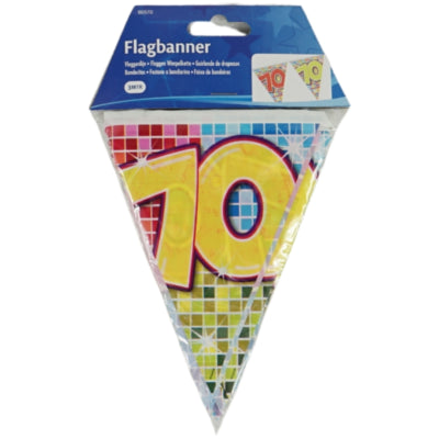 Folat mini ligne de drapeau 70 ans 3 mètres | 24 pièces
