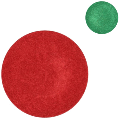 Daan planche de décoration en bois courbé mélamine brillant vert rouge 33 cm 2 assortis | 12 pièces