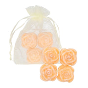 Daan Kromhout ambre cube rose poudre pour bébé 2,5 cm sachet organza avec 4 pièces | 24 pièces - afbeelding 1