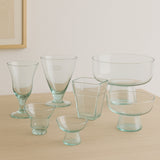 Vase farrar verre transparent 15 cm | 12 pièces