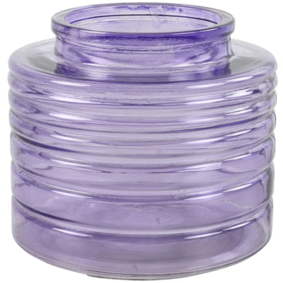 Vase Countryfield alinda verre violet 14 cm | 12 pièces
