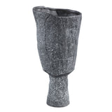 Pot de fleur Ptmd nirah l anthracite 44 cm | 2 pièces - afbeelding 1