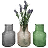Vase verre 20 cm 3 assortis | 12 pièces